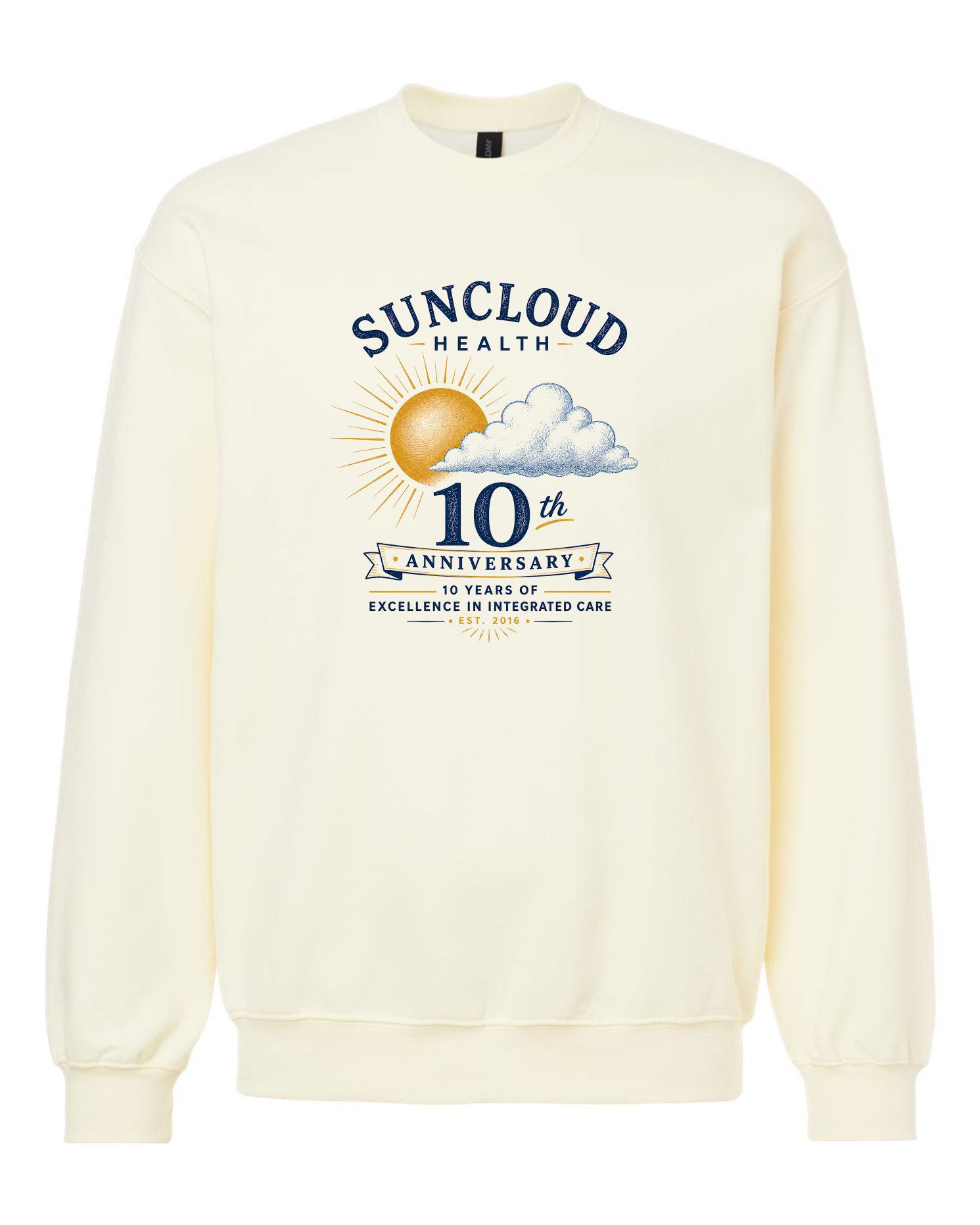 SunCloud Health 10-Year Anniversary Crewneck Sweatshirt